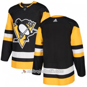Män Ishockey Pittsburgh Penguins Tröja Blank Adidas 2017-2018 Svart Authentic